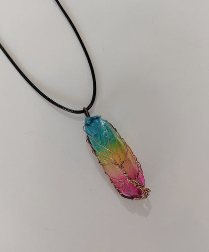 Crystal Healing Necklace – Natural Stone Energy Pendant