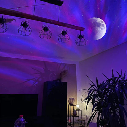 Aurora Borealis Galaxy Projector – HD Atmosphere Light With Remote Control